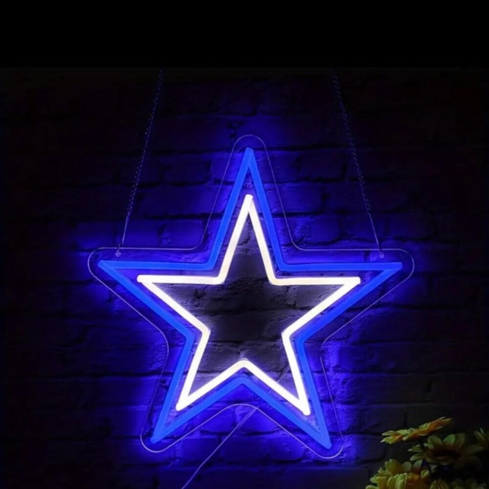 DALLAS COWBOW FOOTBALL NEON LED SIGN new